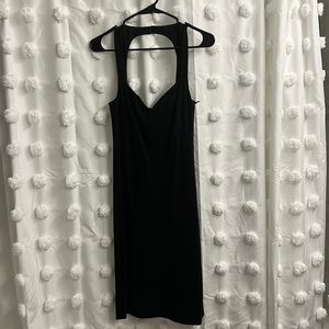 L’AGENCE black mid calf dress size small. Never worn. Has tags.